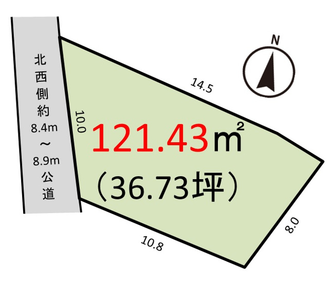 【土地図】 | 我孫子市青山台4丁目