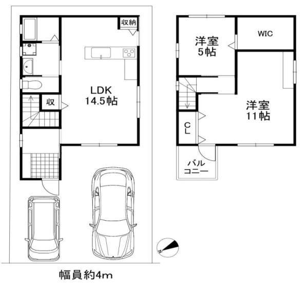 和歌山市有本　中古戸建の間取り