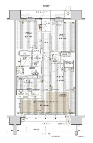 シャルマンフジ和歌山駅ステーションネクストの間取り