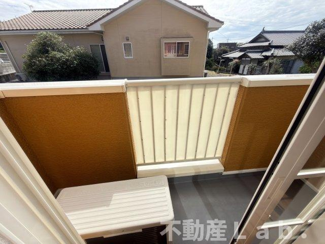 プレシード笹原Ｃのバルコニー
