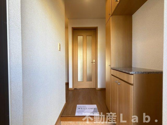 プレシード笹原Ｃの玄関