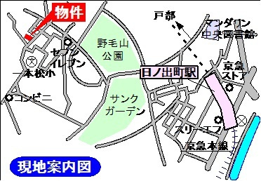 デュオハウスの地図