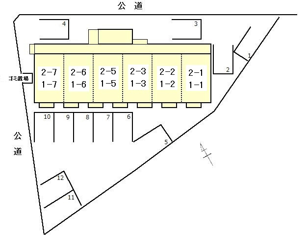 ラ・ルーチェの区画図