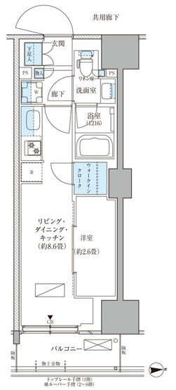 【間取り】 | パークアクシス品川天王洲アイル