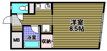 レディースマンションプリンセスの間取り
