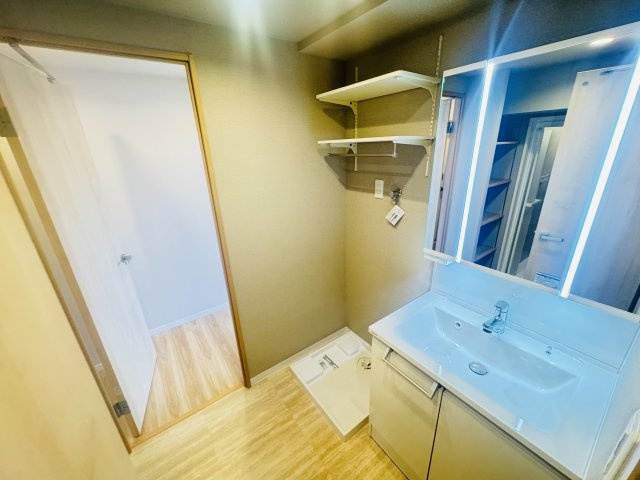 シーザーレジデンス高崎の洗面所|リフォーム済