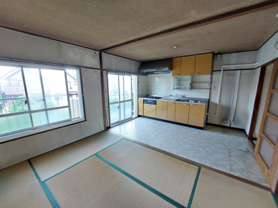 【居間・リビング】 | 高塚団地2街区1号棟 2F | DK６帖＋和室6帖のリビング