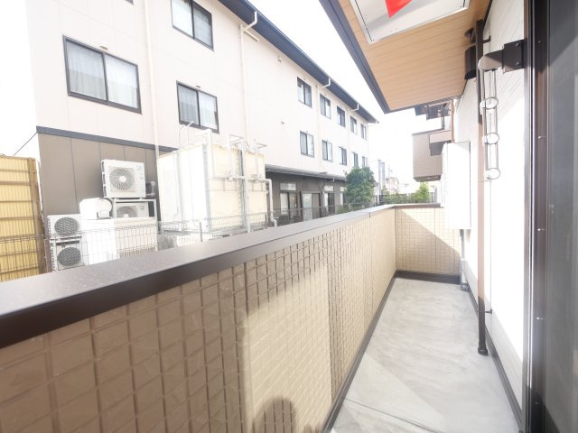 萩　Ⅱのバルコニー|陽当たり良好なバルコニーです