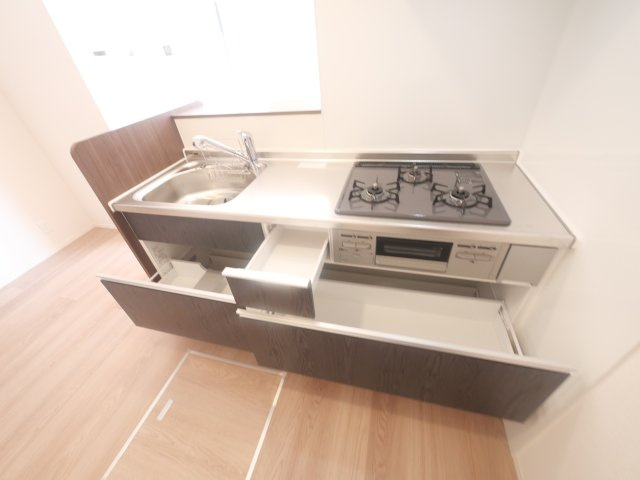 萩　Ⅱのキッチン|きれいなキッチンです