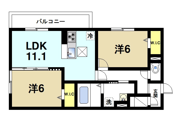 萩　Ⅱの間取り|ファミリーさんにおススメの間取りです。