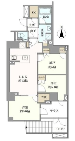 オープンレジデンシア目白avenueの間取り