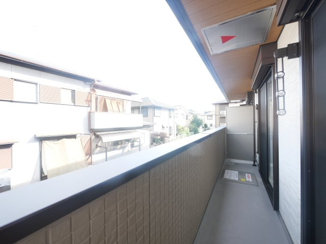 萩　Ⅱのバルコニー|陽当たり良好なバルコニーです