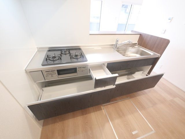 萩　Ⅱのキッチン|キッチンでお料理をお楽しみください