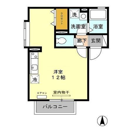 コンフォート巽が丘の間取り