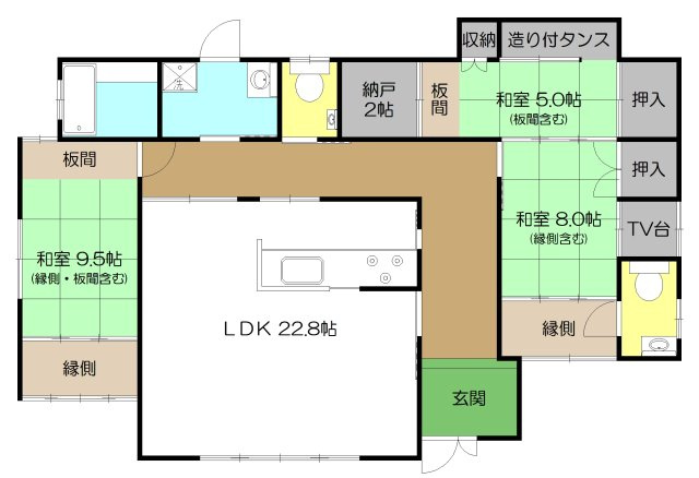 【間取り】 | 中古一戸建　高知市愛宕山南町