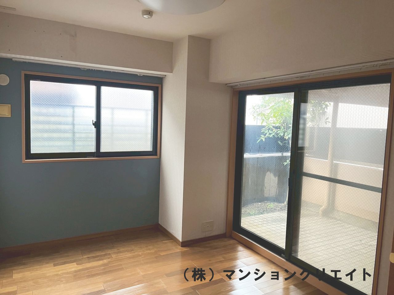 アパガーデンコート城東の洋室|北側の専用庭に面した洋室5.8帖