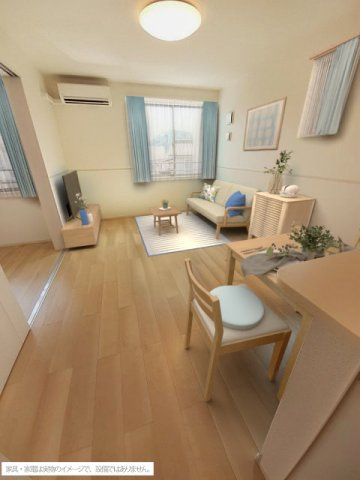 ドエル　Ｆ・Ｔ・Ｋ　Ｖ番館の居間・リビング|ゆったり過ごせる居間です