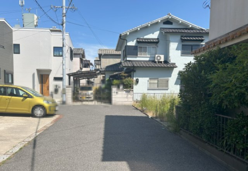 岸和田市春木泉町土地の前面道路含む現地写真|前面道路写真