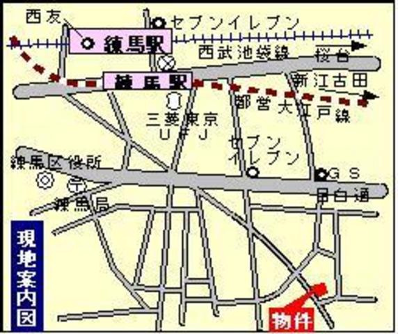 ＧＣヴィラの地図|★現地案内図★