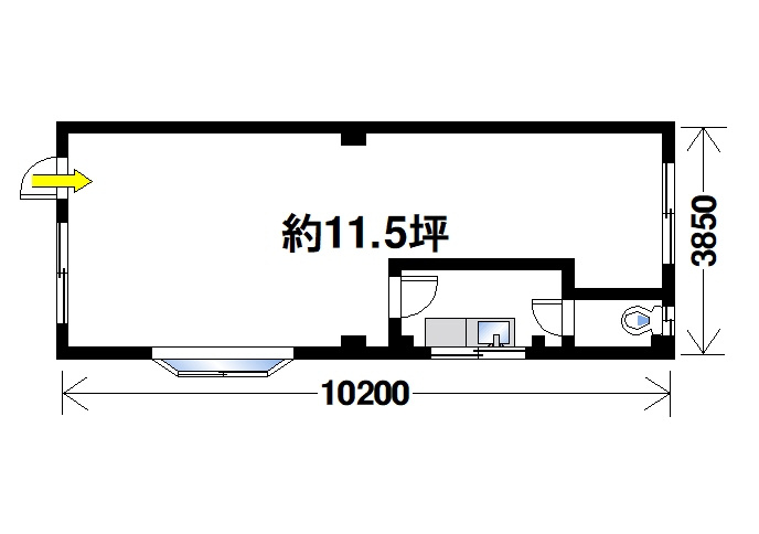 杉田ビルの間取り