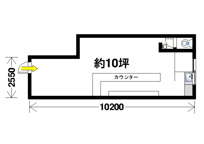 杉田ビルの間取り