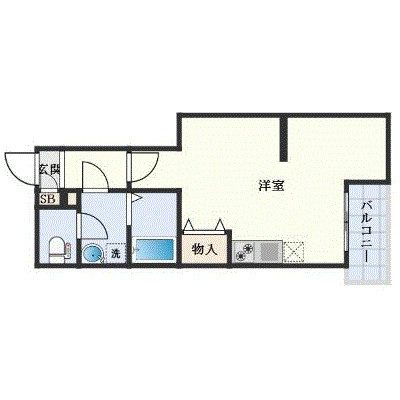 Branche宇品の間取り