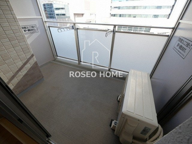 ザ・パークハビオ天満橋のバルコニー