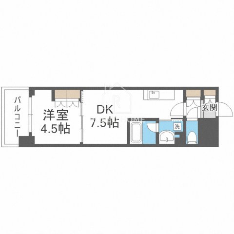 ザ・パークハビオ天満橋の間取り
