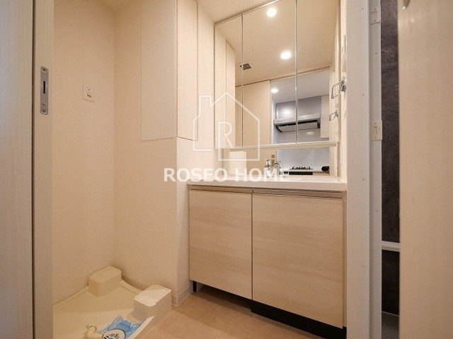 ザ・パークハビオ天満橋の洗面所