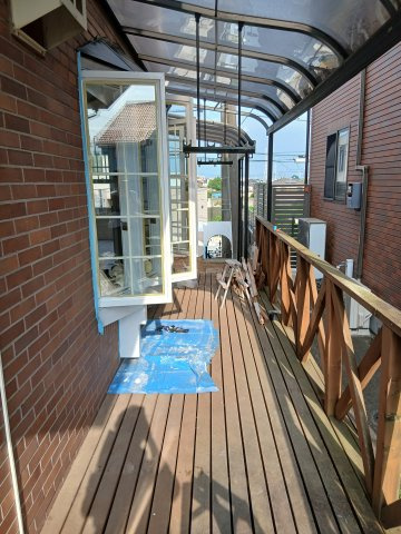 東松山市高坂　中古戸建のバルコニー