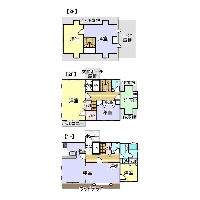 東松山市高坂　中古戸建の間取り