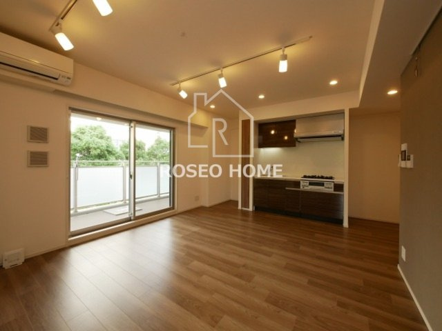 ザ・パークハビオ天満橋の居間・リビング