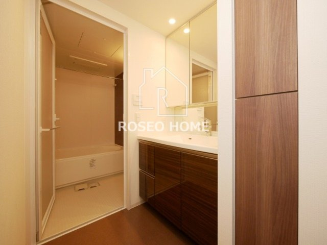 ザ・パークハビオ天満橋の洗面所