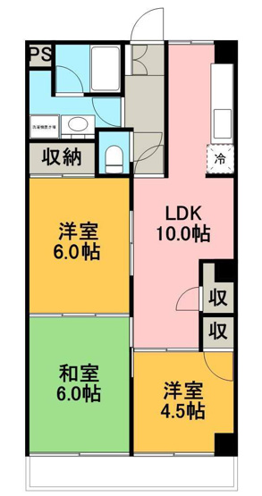 【間取り】 | 裾野市金沢 売一棟マンション ES05717 | 裾野市金沢　間取り一例