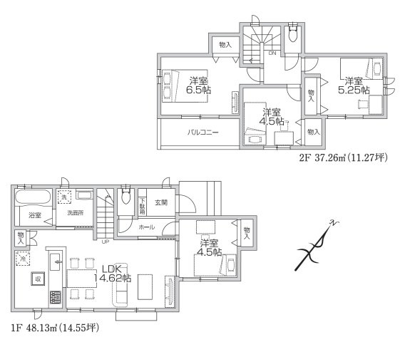 狭山市水野・全2棟　新築一戸建　1号棟　～IDS工法～