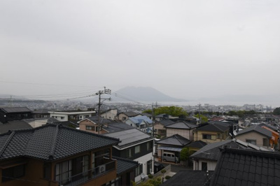 【展望】 | 錦江台1丁目中古戸建て・事務所付き | 桜島・錦江湾眺望可
