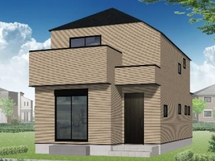 あきる野市五日市　新築戸建　4号棟（全5区画開発分譲地）の外観パース