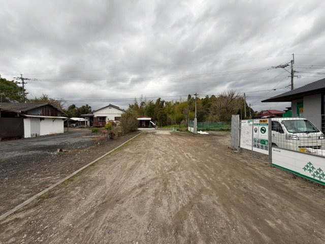 都城市今町の売地の前面道路含む現地写真
