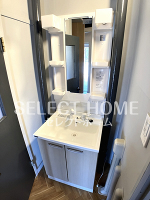 【独立洗面台】 | 鶴田マンション | 独立洗面化粧台付き
