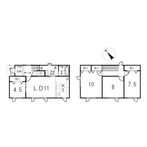 【間取り】 | 北見市田端町１８番地５７　新築戸建て