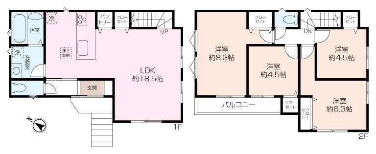汲沢町新築戸建 全3棟の画像