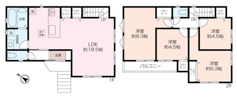 汲沢町新築戸建 全3棟の画像