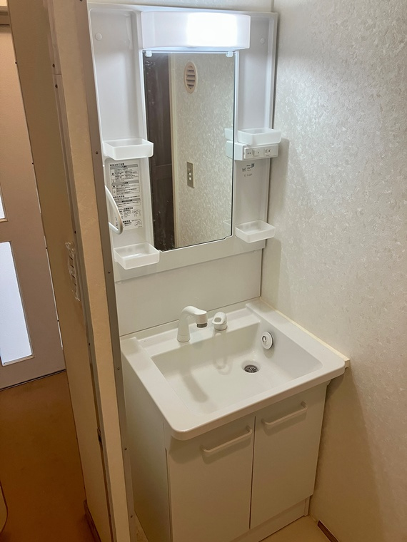 さつき住宅２５号棟の洗面所