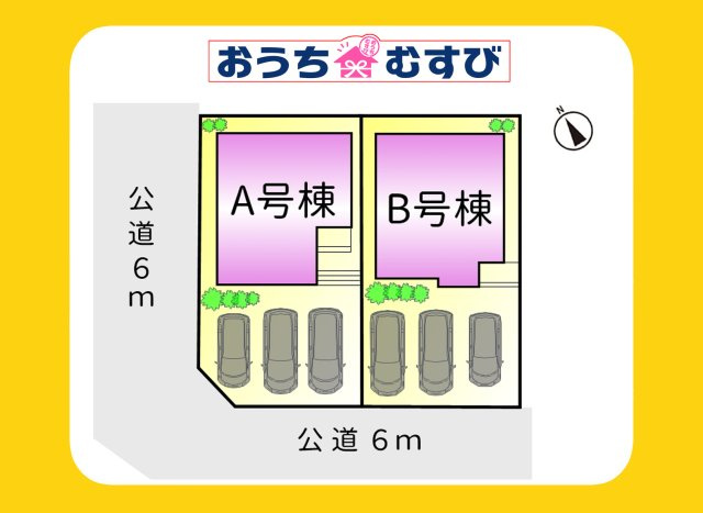 春日井市藤山台12期(全2棟)の区画図