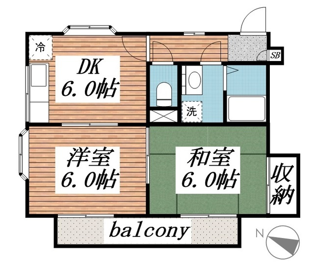 【間取り】 | パレシオンA・S