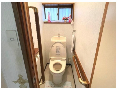 中古戸建　四條畷市南野2丁目（昭和43年築）のトイレ