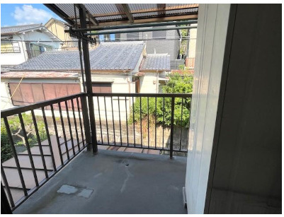 中古戸建　四條畷市南野2丁目（昭和43年築）のバルコニー