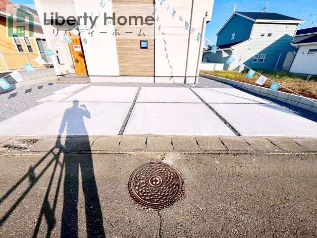 土浦市おおつ野３期　新築戸建　1号棟の駐車場