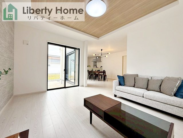 土浦市おおつ野３期　新築戸建　1号棟の居間・リビング