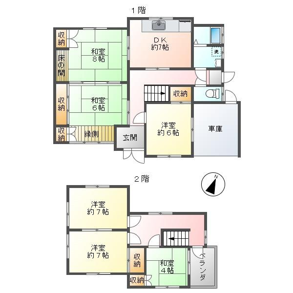 氷室台1丁目　中古一戸建ての間取り|間取り図はいかがですか？ご希望を叶える間取りですか？リビングの広さは？水回りの位置は？カウンターキッチン？など色々な情報が集約されています。弊社ではリフォームなどのご相談も承っております。